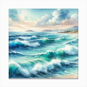 Ocean Waves 4 Toile