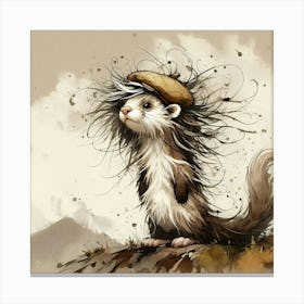 Ferret 14 Canvas Print