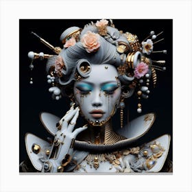 Steampunk Woman Canvas Print