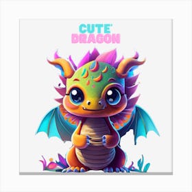 Cute Dragon 6 Canvas Print