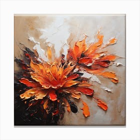 Fire flower 3 Canvas Print