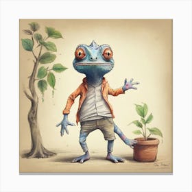 Lizard 23 Canvas Print