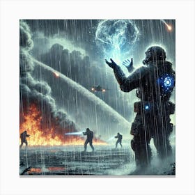 Stormcallers Rain Dampening Fires Canvas Print