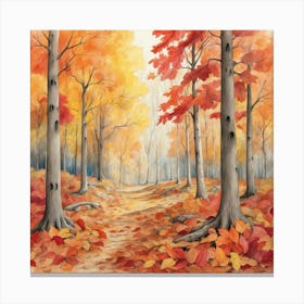 Autumn Forest Canvas Print