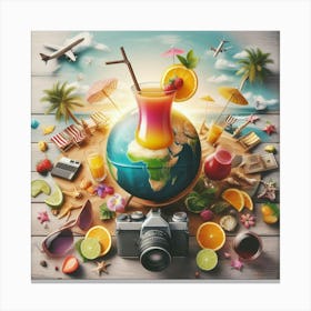 World Travel Canvas Print