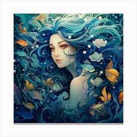 Mermaid 1 Canvas Print