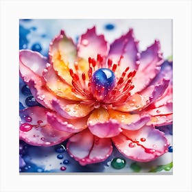 Lotus Flower Canvas Print