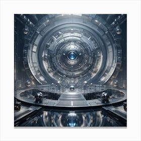 Futuristic Spaceship 39 Canvas Print