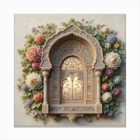 Islamic Window 3 Canvas Print