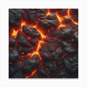 Lava Flow 42 Canvas Print