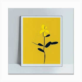 BB Borsa Dancing yellow Flower Canvas Print