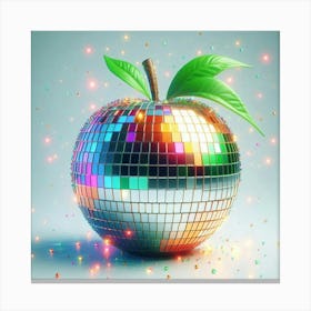 Disco Apple 3 Canvas Print