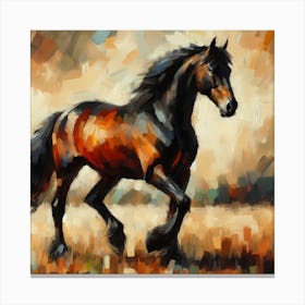Horse Painting 8 Canvas Print