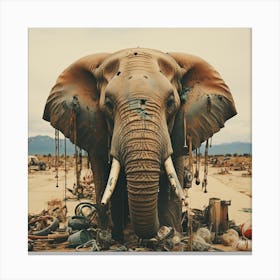 Elephant Tourist Canvas Print