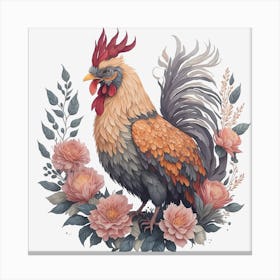 Beautiful Rooster (5) Canvas Print