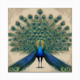 Peacock Canvas Print