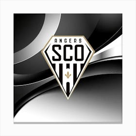 Angers SCO Logo Wall Arts 15 Canvas Print