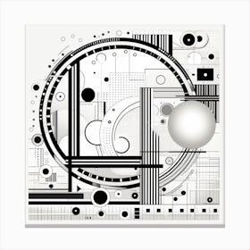 Abstract Circle Canvas Print