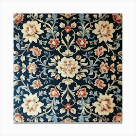 Floral Rug Art 1 Canvas Print