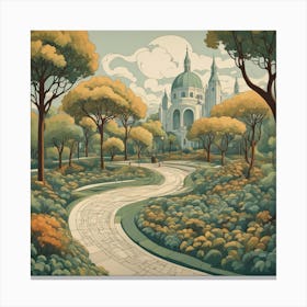 Walk In The Park Canvas Print