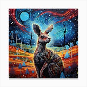 Kangaroo Canvas Print