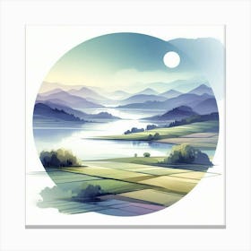 Landscape Painting 87 Canvas Print