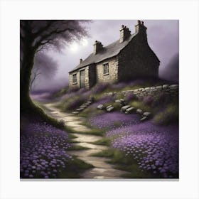 House In The Woods Canvas Print