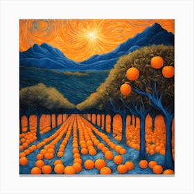 Forever Orange Canvas Print