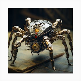 Steampunk Spider Canvas Print