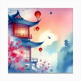 Chinese Painting 19 Canvas Print