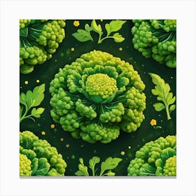 Cauliflower Background Canvas Print