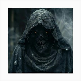 Death Watching Canvas Print