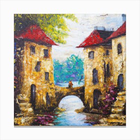 Bridge Over The River Canvas Print