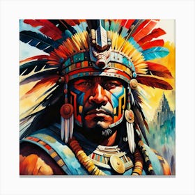 Indian Warrior Canvas Print