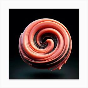 Swirling Donut Canvas Print