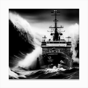 Stormy Seas Canvas Print