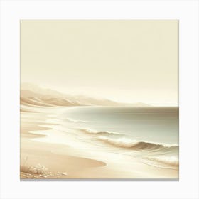 Sand Beach 1 Canvas Print