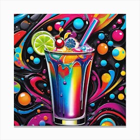 Colorful Drink 4 Canvas Print