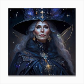 Witch In A Hat 1 Canvas Print