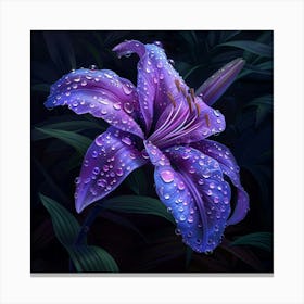 Jeweled Bloom (11) Canvas Print