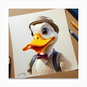 Donald Duck 8 Canvas Print