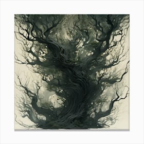 Tree Of The Dead Canvas Print