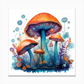 Mushroom Painting 2 Canvas Print