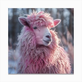 Pink Sheep Canvas Print