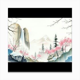 Asian Landscape Painting 3 Canvas Print