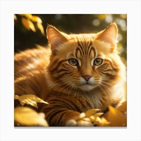 Orange Tabby Cat 1 Canvas Print