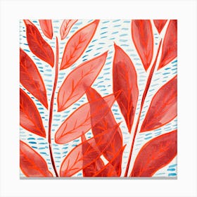 Red Leaves 1 Canvas Print