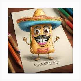 Mexican Sandwich Canvas Print