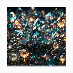 Synthesis Of Crystal 8 Canvas Print