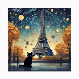 effle tower in paris 1 Canvas Print